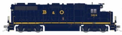 Rapido 038006 HO Scale EMD GP38 Diesel Baltimore & Ohio B&O 3817
