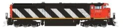Rapido Trains 24005 HO Scale GE Dash 8-40CM Canadian National "Stripes" CN 2423