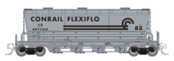 Rapido Trains 533007A N Scale PD3500 Flexi Flo Covered Hopper Conrail (Billboard) CR # Varies