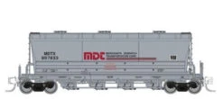 Rapido Trains 533010A N Scale PD3500 Flexi Flo Covered Hopper Merchants Despatch MDTX # Varies