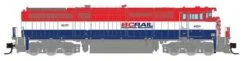 Rapido Trains 540545 N Scale GE Dash 8-40CM BC Rail 4603 With DCC And Sound