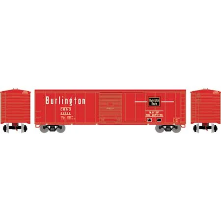 Athearn Roundhouse 15095 HO Scale 50' PS-1 Single Sliding Door Boxcar Burlington CB&Q 22866 - Image 2