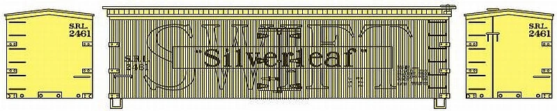 Roundhouse 85509 HO Scale 36' Wood Meat Reefer Swift Silverleaf SRL 2463 - NOS - Image 2