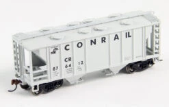 Roundhouse 96152 HO Scale PS-2 2003 2-Bay Covered Hopper, Conrail CR #876412