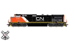 ScaleTrains 33456 Rivet HO Scale GE Dash 9 (C44-9W) Canadian National IC/CN 2707 DCC And LokSound