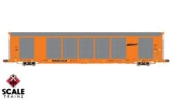 ScaleTrains 33726 Rivet N Scale Gunderson Multi-Max Autorack Orange BNSF 694753
