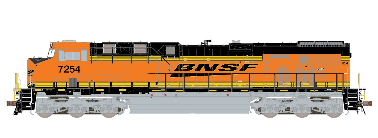 ScaleTrains Rivet 33566 HO Scale GE ES44AC "Heritage III" BNSF 7295 DCC & Sound