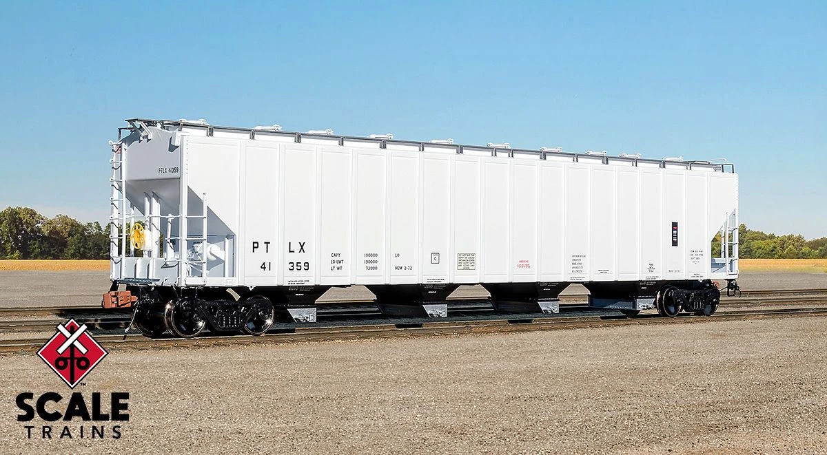 ScaleTrains Rivet 33671 HO Scale PS-2 5820 Covered Hopper Pullman Transport PLCX 41372