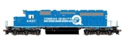 ScaleTrains Rivet 38795 HO Scale EMD SD40-2 Conrail Quality CR 6450 - DCC & Sound
