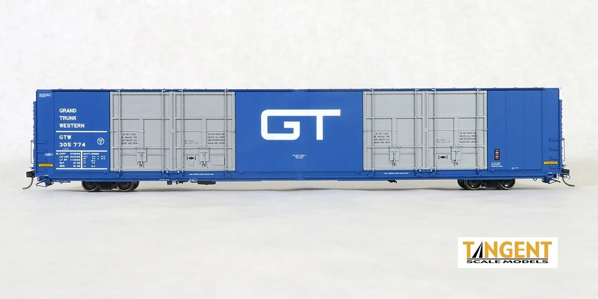 Tangent 25518-02 HO Scale 86' Auto Parts Boxcar Grand Trunk Western GTW 305738 - Image 2