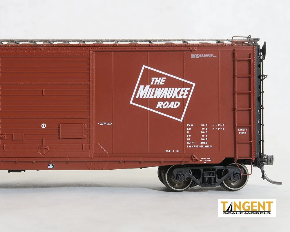 Tangent Scale Models 26013-03 HO Scale 40' PS-1 9' Door Boxcar Milwaukee Road MILW 30261 - Image 2