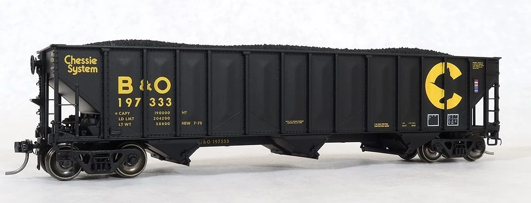 Tangent Scale Models 24160-37 PS 3562 Coal Hopper Chessie System B&O 197562