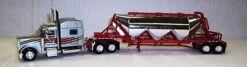 Trucks N Stuff SPEC009 Laidlaw 389 Peterbuilt With Chrome Pneumatic Bulk Trailer