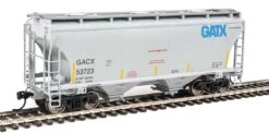 Walthers 910-7553 HO 39' Trinity 3281 2-Bay Covered Hopper GATX/GACX 53723