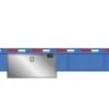 Walthers 949-2701 HO Scale Blue Flatbed Trailer 2-Pack
