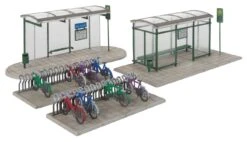 Walthers Cornerstone 933-3552 HO Scale Modern Bus Shelter Kit