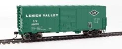 Walthers Mainline 910-45012 HO Scale 40' Modernized ACF Boxcar Lehigh Valley LV 66202