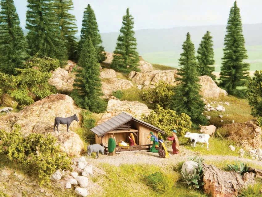 Walthers SceneMaster 949-1402 HO Scale Nativity Scene