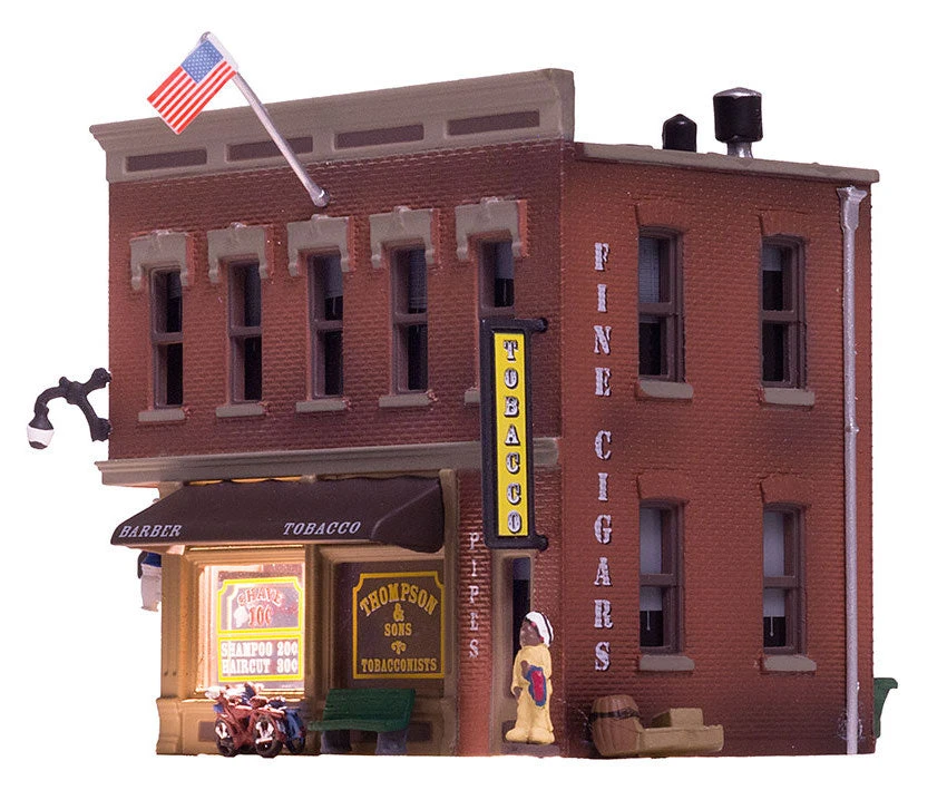 Woodland Scenics BR4923 N Scale Built Up Structure - Corner Emporium W/ LED - Image 2