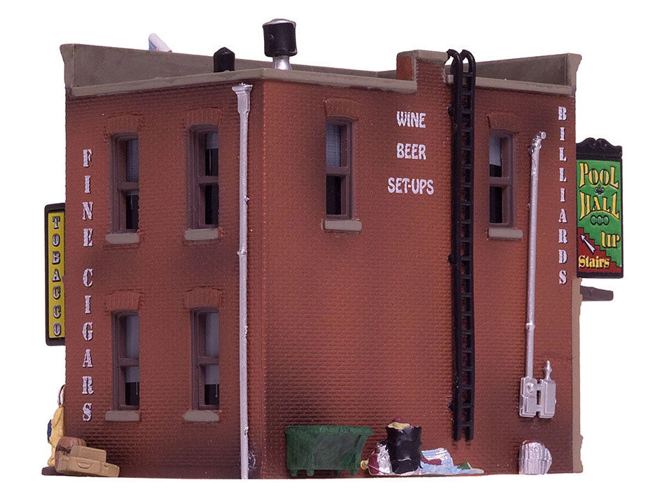 Woodland Scenics BR4923 N Scale Built Up Structure - Corner Emporium W/ LED - Image 3