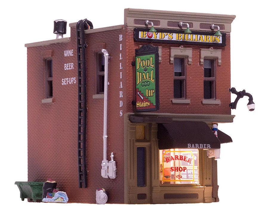 Woodland Scenics BR4923 N Scale Built Up Structure - Corner Emporium W/ LED - Image 4
