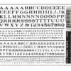 Woodland Scenics DT505 Dry Transfer Decals - Railroad Roman Letters, Black