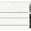 Woodland Scenics DT506 Dry Transfer Decals - Railroad Roman Letters, White